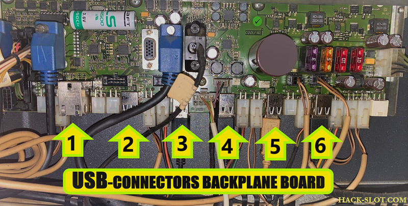 You can download the bug to main board and to the backplane